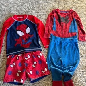 Spider-Man Themed Kids Pajama Set